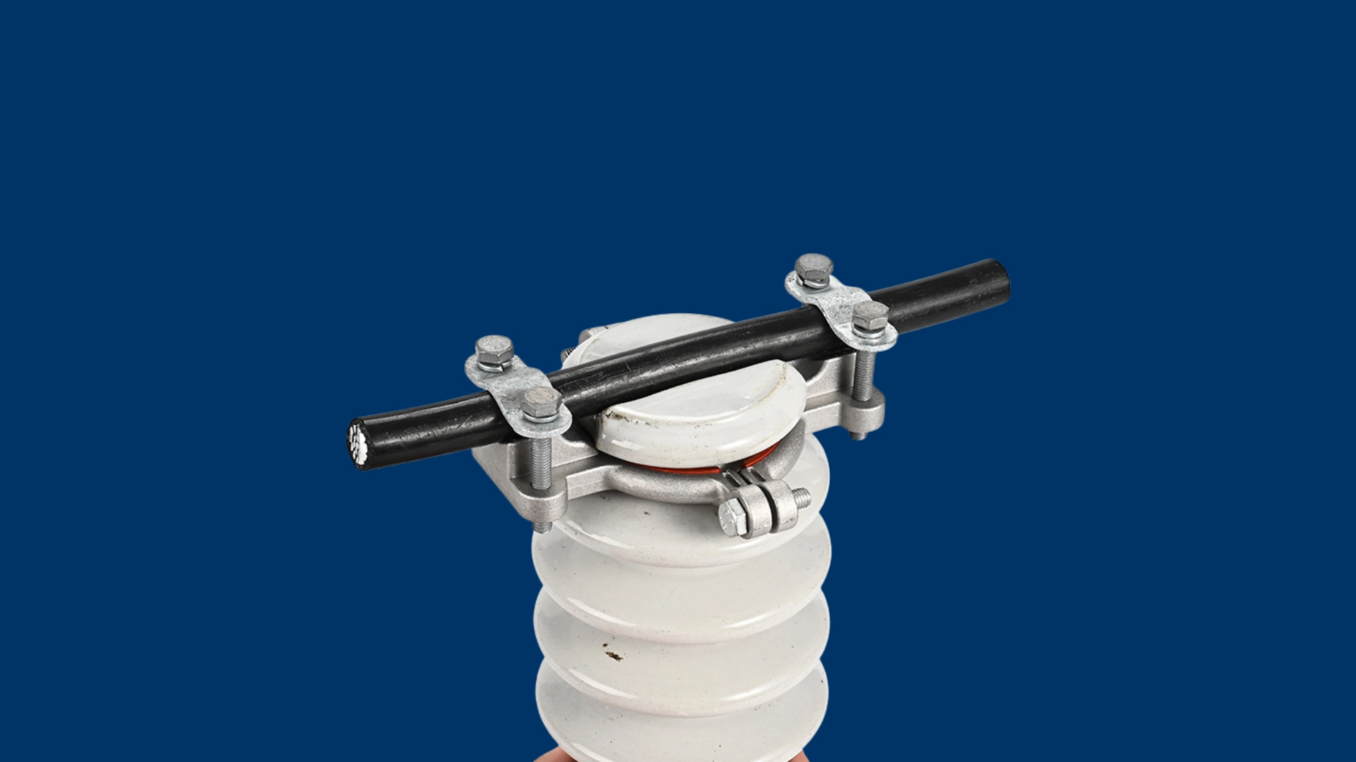 Main image of the aluminum alloy windproof cable clip